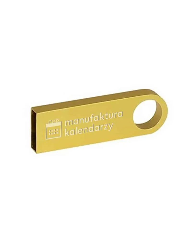 Pendrive slim złoty