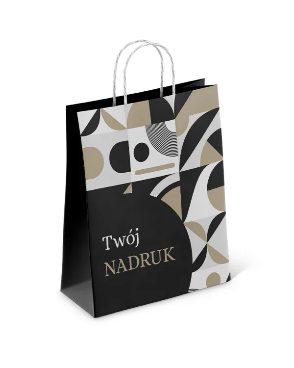 Torba papierowa firmowa z indywidualnym nadrukiem  A5