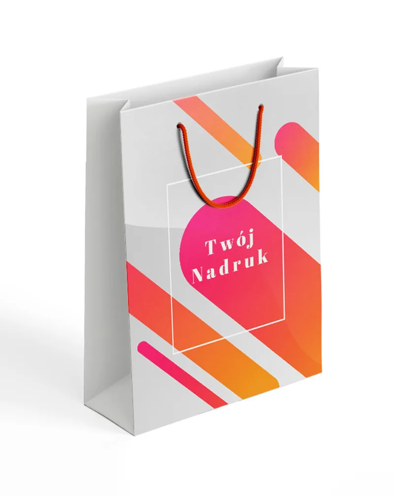 Torba papierowa firmowa z indywidualnym nadrukiem Premium A4 - obrazek 3