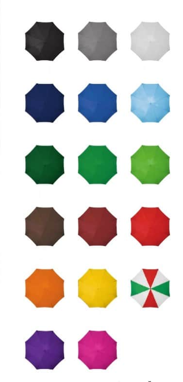 parasol drewniana rączka kolory