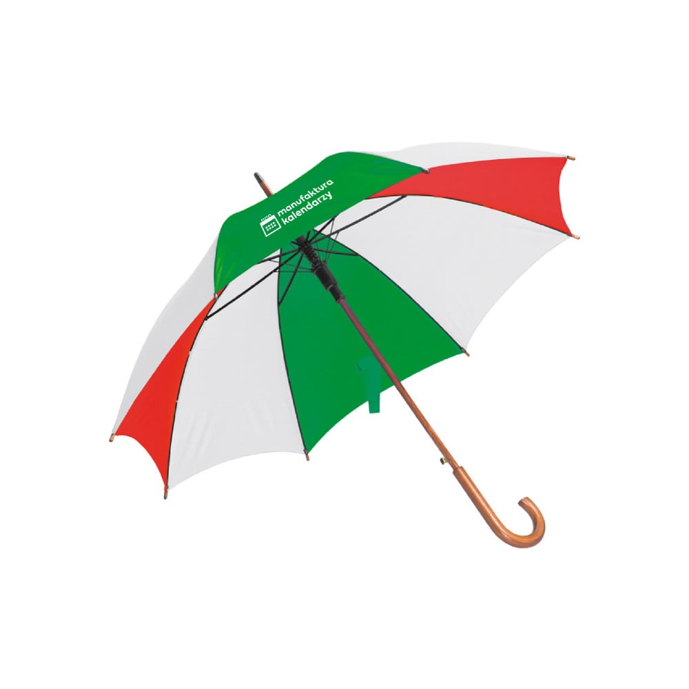 parasol kolorowy z logo firmy