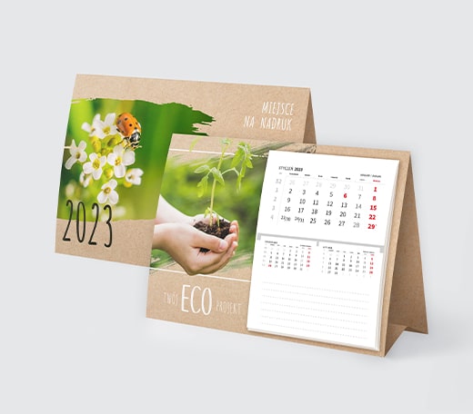 kalendarz biurkowy EKO 2023