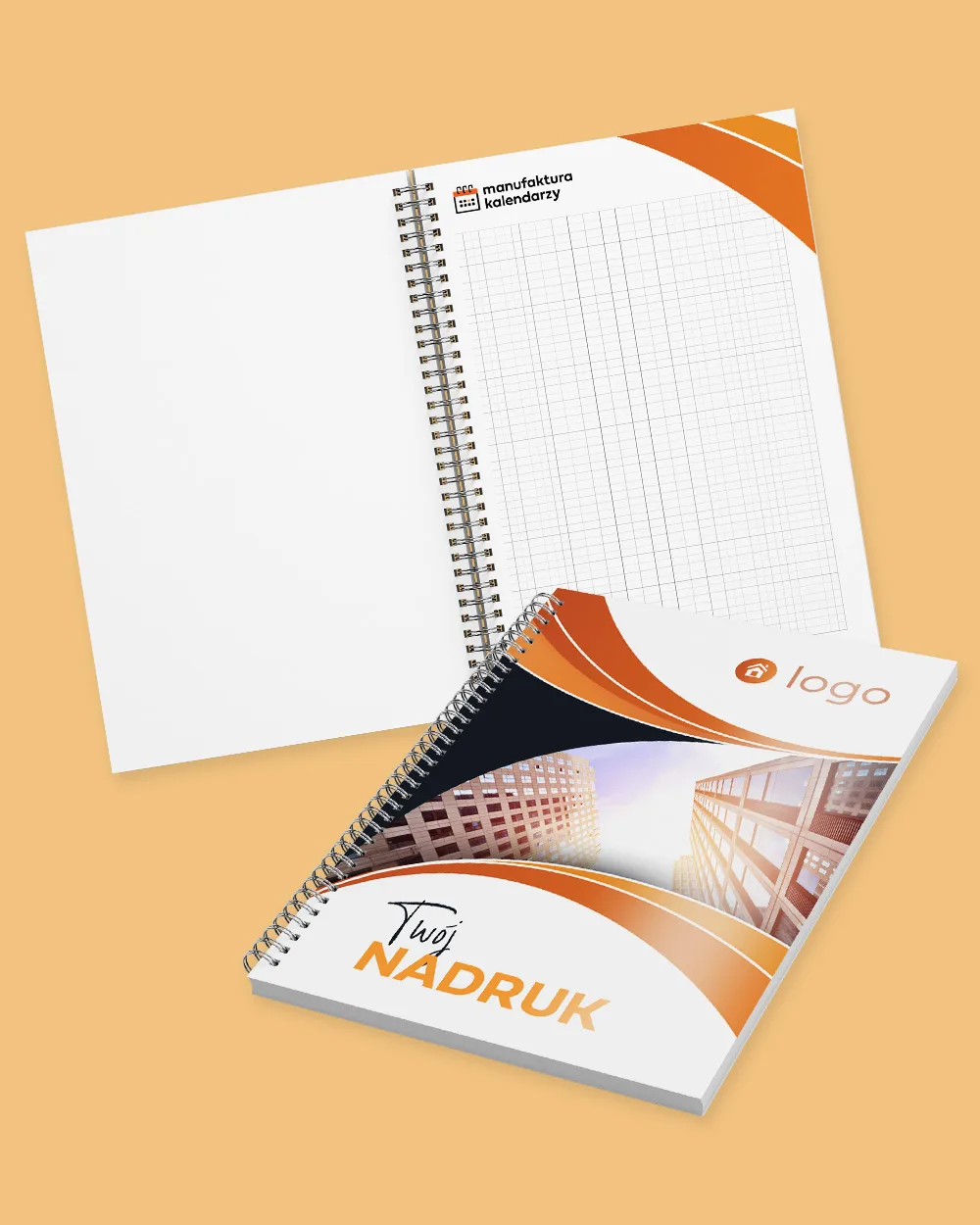 Notes spiralowany A5 dla firm z indywidualnym nadrukiem