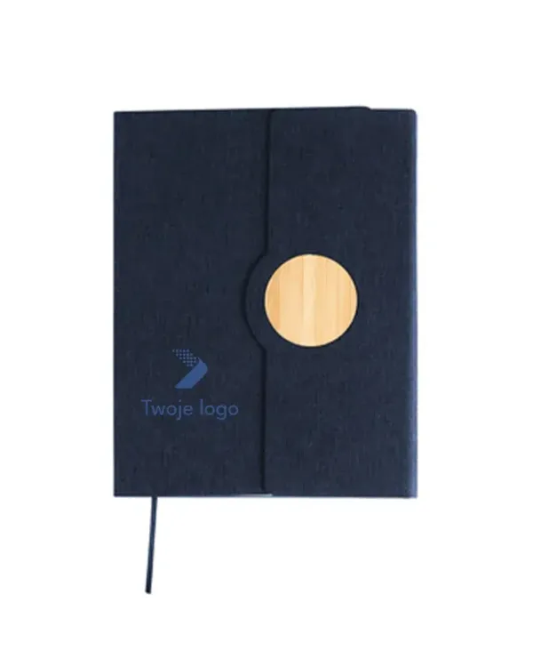 Notes Ned A5 zamykany na magnes z firmowym logo