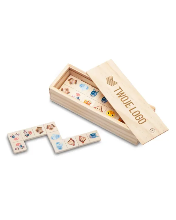 Domino z logo firmy