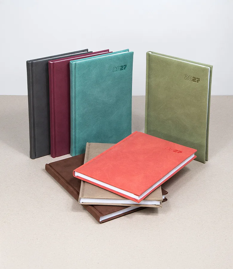 Kalendarz książkowy Nubuk A5 dzienny - obrazek 5